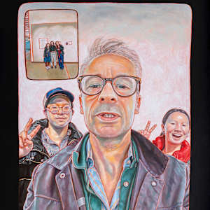 Professor Nemerov Takes Over Audrey's BeReal by Jackie Liu  Image: Professor Nemerov Takes Over Audrey's BeReal (Front Camera)