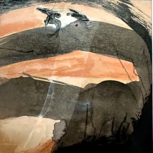 Ochre and Magenta 104 by Karin Husty