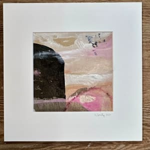 Ochre and Magenta 109 by Karin Husty  Image: Archival White Mat included