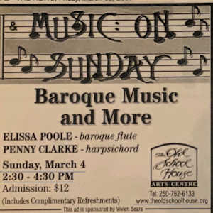 Baroque music/Music on Sundays by Elissa Poole, Penny Clarke