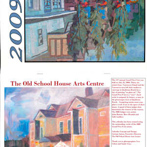 2009 Qualicum Beach TOSH Calendar by Leigh Buchanan, Brian Buckrell, Dave Davies, Luke Downs, Catherine Fraser, Dan Gray, Brad Grigor, Martin Hill, John Hofman, Eileen McGann, Susan McLennan, Diane Michelin, Carmen Mongeau, Jennifer Lawson, Martha Jabblonski-Jones, Thea Kovach, Audrey Cameron, Carmen Gehring, Charlene Brown, Sue De Leew, Teresa Hitch, Terri Bowman, Clare Singlton, Esther Gray, Leslie Dunsmore, Peter Kohut, Janice Bridgeman, Adrienne Buchanan, Jim McFarland, Loretta Novak, Cheryl Taves, Raymond Chow, Brian Middleton, Ivor Cohen, Devon Featherstone, Vivian Frow, Gerda Hoffman, Elizabeth Hollick, Brent Lynch, Margit Nelleman, Pauline Pike, Perrin Sparks, Marjorie Turnbull, Lisa Samphire, Ruby Hettervig, Adrienne Moore, Rohana Laing, Tanya Bone, Morgan A. Cook, Nana Cook, Neil Fatin, Judy Jordison, Charmaine Malet-Veale, Lynn Orriss, Fern Pittendreigh, Nicole Poy, Fay St. Marie, Tammy Wallace, Charlotte Madison, Christine Camilleri, Rachael Top, Mid Island Surface Design, Tapis Tapestry Group, Sandy Gray  Image: view entire calendar by clicking on pdf document at https://www.artworkarchive.com/profile/tosh/artwork/2009-qualicum-beach-tosh-calendar