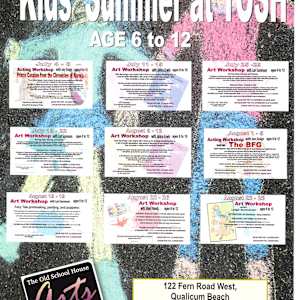 Education Classes and Workshops #1 by Brent Lynch  Image: ED.0000.07.D Kids' Summer at TOSH - Leigh Buchanan, Jay Doige, Janice Erwin, Lori Sorensen, Shino Yoneda
