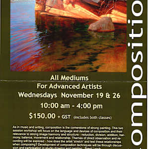 Education Classes and Workshops #1 by Brent Lynch  Image: ED.0000.11.B Brent Lynch Composition
