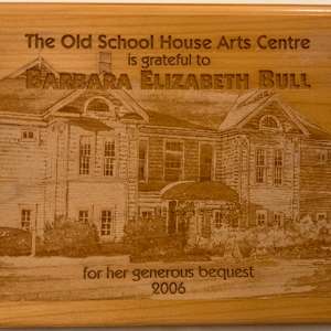 Bequest Plaque 2006 - Barbara Elizabeth Bull by Barbara Elizabeth Bull