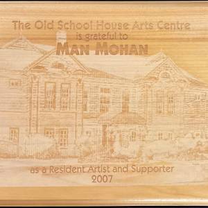 Resident Artist Plaque - Man Mohan by Man Mohan
