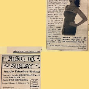 Melody on Sunday / Music on Sunday - February 2006 by Melody Diachun, Ron Hadley, Doug Stephenson