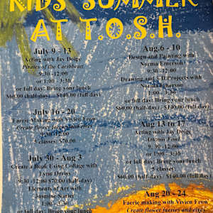 Education Classes and Workshops #1 by Brent Lynch  Image: ED.0000.07.K Kids' Summer at TOSH - Jay Doige, Norma Emerson, Vivien Frow, Lynn Orriss