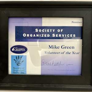 Citizen of the Year Plaque - Mike Green by Mike Green