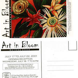 Exhibitions 2001 - January to September by Jesse Birch, Carolyn Houg, Susan Russell, Cynthia Minden, William Allister, Des Bevis, Martin Bradpiece, Naomi Cairns, J. Fenwick Lansdowne, Bill McKibbin, Jean R. Grant Horner, Peter Shostak, Jacob Gleason, Leslie Grant, Alison Hrabluik, Jane Lee, Paul Knight, Kim Munro, Valerie Salez, Jim Kalnin, Kevin Pollard-Wright, Shannon Pollard-Wright, Jackie Doyle, Keiko Bottomley, Jan Williamson-Henwood, Elissa Anthony, Patricia Nelson 