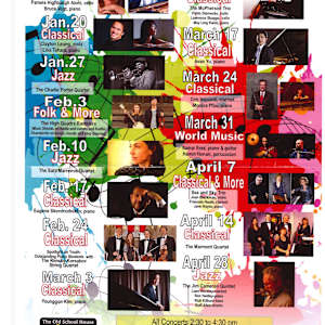 Music on Sunday January to April Multi-Year