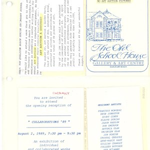 1989 Photo Album (First Half) by Jason Marlow, Francois Mongeau, Dave Barrett, Bob Skelly, Evelyn Scott, Diane Upper, Paul Reitsma, Nancy Button, Anne Gransden, Jerry Shulman, Larry Aquilar, Peggy Burkosky, Cathy Grandmont, Carol Nicol, Pauline Pike, Signy Cohen, Elaine Thompson, Helga Byers, Audrey Cameron, Elaine Duncan, Mick Langley, Anne Marie Hart, Ken McLaren, Don Emerson, Zbigniew Olak, Bea Day, Christopher Smith, Bege Johnston, Antonia Olak, Jim Roscoe, Crystal Greaves, Gillian Crawley, Colleen Butcher, Heather Herbison, Wanda Ashmore, Sheila Steele, Brian Anderson, Diane Deagle, Sherry Mitchell, Pat Wehrman, Gigi Obrahovic 