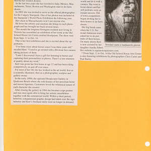 Hoofprints: horse portraits as art - 2006 - September - October by Susan Kerr, Chris Carter, Paul Bailey