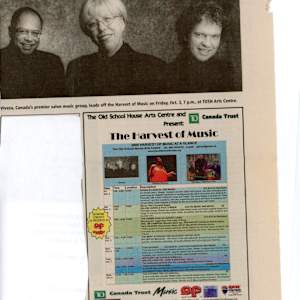 Oceanside reaps an amazing Harvest of Music - 2008 by Tony Booker, Ron Hadley, Jim Kilburn, Rick Kilburn, Kelby MacNayr, Daniel Nix, Jennifer Whittle, The Saturna Trio, Matthew Poon, Alfons Fear, Blaine Dunaway, Calvin Cairns, Paul O'Brien, Debbie Duncan, Mark Atkinson Trio, Viveza 
