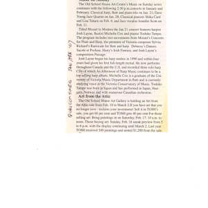 Music on Sunday - Jan/Feb 2007 by Shika Card, Lisa Tahara, Jennifer Scott, Josh Layne, Michelle Cox, Toshiko Tampo, Sylvia Rickard