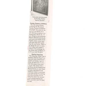 Sunday Painters exhibition - Apr 2008 by Ivor Cohen, Joanna Qureshi