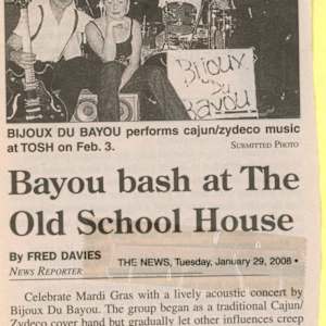 Bayou bash at The Old School House -News 2008 by Bijoux du Bayou
