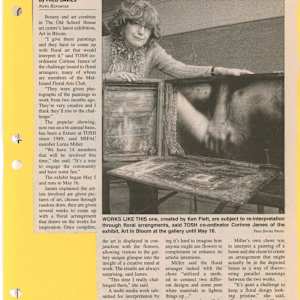 Exhibit Brings Art to the Bloom by Corinne James, Ken Flett, Lorna Miller