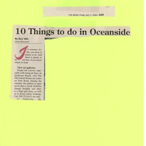 10 Things to do in Oceanside by Alli Vail