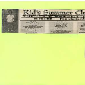 Kid's Summer Classes by Jay Doige, Vivian Frow