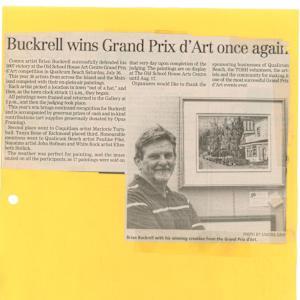 Buckrell wins Grand Prix d'Art once again by Brian Buckrell, Sandra Gray, Marjorie Turnbull, Tanya Bone, Pauline Pike, John Hofman, Elizabeth Hollick