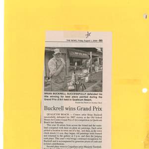 Buckrell wins Grand Prix d'Art once again by Brian Buckrell, Sandra Gray, Marjorie Turnbull, Tanya Bone, Pauline Pike, John Hofman, Elizabeth Hollick  Image: ME.2008.08.A - 1 see other images