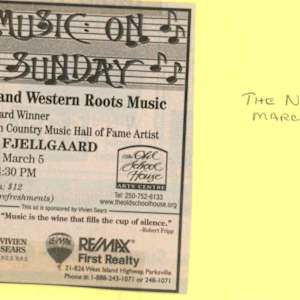 Music on Sunday - Folk and Western Roots Music by Gary Fjellgaard