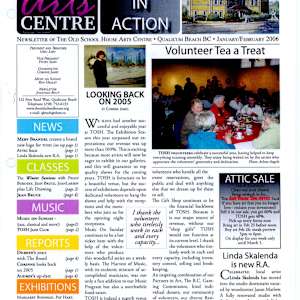 Art in Action Newsletters 2006 - January-April, September by Cynthia Bonesky, Margaret Bonneau, Merv Brandel, Janice Bridgman, Dennis Brown, Rebecca Goodale, Pat Hart, Joan Larson, Jason Marlow, Joanna Rogers, Linda Skalenda, Ben Strating, John Barton, Sandra Lamb, Sara Marreiros, Lynn Orriss, Marshall Soules, Barbara Sundquist, Lafayette String Quartet, Saiho Kotengu Taiko Kagura Ensemble, Tiffany Tamaribuchi, Jessica Williams
