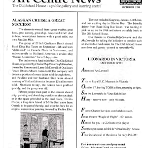 Newsletters 1996: Art in Action and 1998: Art-A-Facts by Mary Leigh Campbell, Dan Gray, Gerda Hofman, Nancy Kruyt, Deborah Maddocks, Anne Marie Veale, Larry Stubbins, Don Mervin, Chris Warren, Shirley McGill, Lyndsay Gibbons, Doug Folkins, Dianne Upper, Bill Rhone, lou Roelofsen, Jesi Barron, joyce burns, Marguerite Stevens, June Boggs, Bob Hunt, Larry Lewis, bill grant, Roger Schrameyer, Rose-Marie Winsby, Bud Tillotson, penny Antifave, Jill gooden, Martin Bradpiece, Audrey Cameron, Dorothy Francis, Pauline Pike, Evelyn Scott, Marge Campbell, Charolette Campbell, Bruce Cryer, Gwen Curry, Carol Frank, Jane Garcia, Lenore Hellum, Kiff Holland, Joyce Kamikura, Renee Wilson, Bill Luchtmeijer, Wendy Saville Wilkes, Bonnie Klein, Frank Sudol, Muriel Patterson, Wendy Robson, Louise Slobodan, Gail Rankin, Mary Peake, Dave Sheppard, Gill Kanachowski, Flo Peel, Susan Murrell, Mary Effa, Larry Aquilar, Hugh Carter, Marjorie Gueho, Yvonne Hooper, Nancy Kruyt, Jason Marlow, Bob Mewburn, Deanne Pilchak, Cheryl Rimmer, Edna Wood, Marlys Robinson, Carole Goodwin, Wilma Richardson, Ray Ludford, Doris Ritchie, Joan O'Ryan, Sally Chard, Linda Reid, Marlyn Swail, Dixie Deans, Deborah Maddocks, Darlene Kellett, Ruth MacKenzie, Bryan Kanarens, Daphne Kellett, William Allister, Colleen Butcher, Frank Gough, Ted Jolda, Horst Lowell, Tom McIver, Edie Miller, Carmen Mongeau, Keith Smith, Sheila Steele, Elsemarie Wilson, Naomi Cairns, Dale McEwan, Larry Jacobson, Stan Hagen, Daniel Lapp, Susan Minchin, Dixie Deans, Don Emerson, Norma Emerson, Rosemarie Gall, Pat Hart, Bill McKibbin, Brad Wylie, William Allsister, Graeme Shaw, Sherry Lee, Mehdi Naimi, Loraine Veysey, Des Bevis, Dan Gray, Pat Holland, Lynn Orriss, Fred Peters, Isabelle Sevrsain, Wanda Ashmore, Gina Harris, Isabelle Marchand, Robin La Pleur  Image: NEWSLETTERS 1998 Open PDF documents to view the full newsletters at https://www.artworkarchive.com/profile/tosh/artwork/newsletters-1996-art-in-action-and-1998-art-a-facts