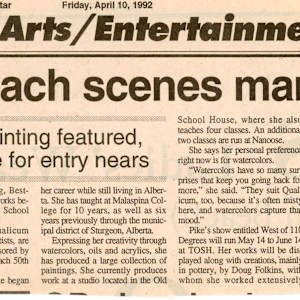 Pauline Pike personal archives 1992  Image: Q'Beach scenes mark 50th