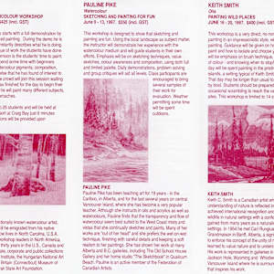 Summer School of Art 1997-2000 by Pauline Pike, Keith Smith, Edward Snyder, Alan Wylie, Zoltan Szabo, Alessandra Bitelli  Image: Summer School of Art '97