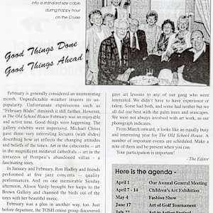 Pauline Pike personal archives 2000 by Larry Aguilar, Elaine Duncan, Lucinda Hepting, Bob Hunt, Sheila Steele, Diane Upper, Elsemarie Wilson, Bonnie Nicholls  Image: Good things done, good things ahead