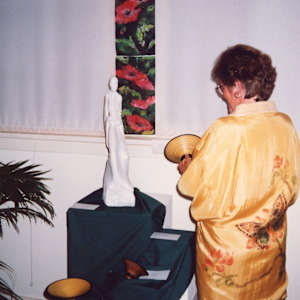 Pauline Pike personal archive 1990  Image: multi media art work