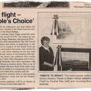 Pauline Pike personal archives 1991  Image: Early Flight - people's choice