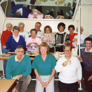 Pauline Pike personal archives 1993  Image: Last watercolour class of 1993