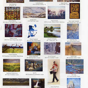 Pauline Pike personal archives 2017 by Peggy Burkosky, Ivor Cohen, Debbie Duncan, Ron Hadley, Rimsky-Korsakov String Quartet  Image: 150: MY CANADA National Juried Art Show 2017