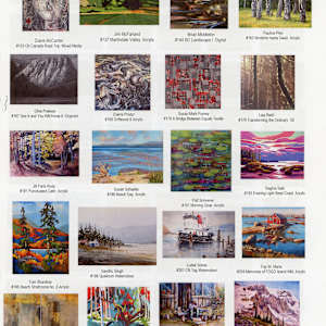 Pauline Pike personal archives 2017 by Peggy Burkosky, Ivor Cohen, Debbie Duncan, Ron Hadley, Rimsky-Korsakov String Quartet  Image: 150: MY CANADA National Juried Art Show 2017