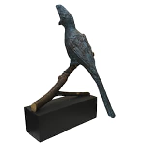 Loerie on Branch in Clay by Emma Halford