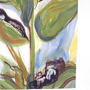 Feuilles Vert Foncé (Dark Green Leaves) by Mila Rossi 