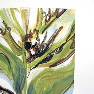 Feuilles Vert Foncé (Dark Green Leaves) by Mila Rossi 