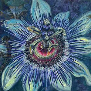 Passiflore Bleue by Mila Rossi