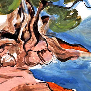 Pin Aleppo de Cassis (Aleppo Pine Tree from Cassis) by Mila Rossi 