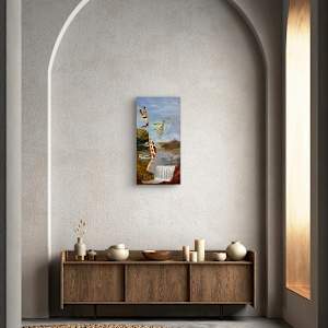 Giraffe World by Lydia Watson, WATSART  LLC  Image: "Giraffe World" in a room