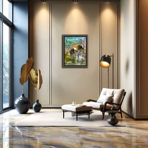 Navigator by Lydia Watson, WATSART  LLC  Image: Navigator hanging in a room