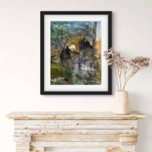 Navigator by Lydia Watson, WATSART  LLC  Image: Navigator hanging in a room