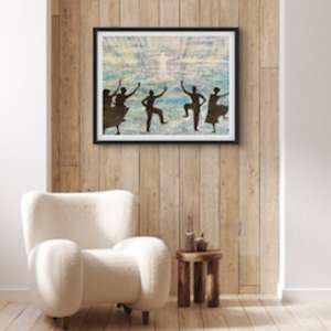 Hallelujah by Lydia Watson, WATSART  LLC  Image: Hallelujah hanging in a room 