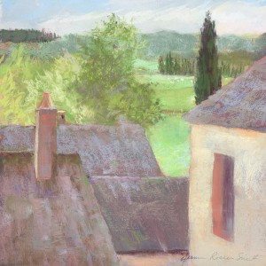 Rooftops of Normandy by Jeanne Rosier Smith