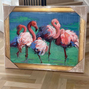 Flamingo 4 by Patricia Silbiger  Image: Framed
