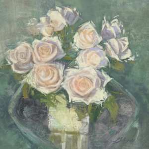 Peaceful Roses by Patricia Silbiger 