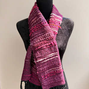 Plum Haze Scarf by Jill Hankins, Image 10.