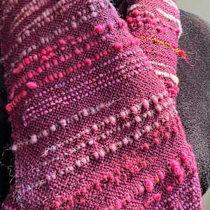 Plum Haze Scarf by Jill Hankins, Image 12.